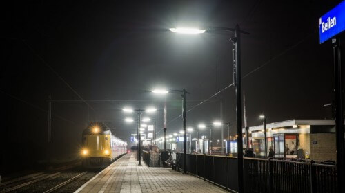 Motion Sensor Street Lighting at Railway Stations