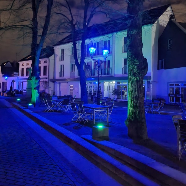 Smart Colourful Street Lighting - Monheim